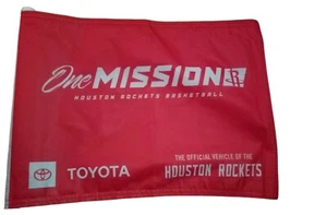Houston Rockets NBA Licensed 11X14 Window Mount 2-Sided Car Flag - Picture 1 of 2