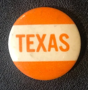 Spilla pulsante University of Texas Longhorns NCAA VINTAGE SEC College - Foto 1 di 2