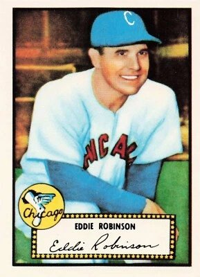 1983 Topps Baseball 1952 Reprint Eddie Robinson Chicago White Sox #32 - Image 1 of 2