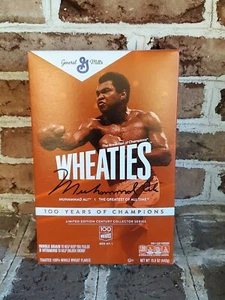 MUHAMMAD ALI 100 AÑOS DE CAMPEONES EDICIÓN LIMITADA CAJA DE CEREALES TRIGO SELLADA - Imagen 1 de 4
