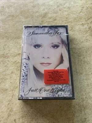 Samantha Fox - Just One Night Cassette SEALED w/ Hype Sticker  - Image 1 of 3