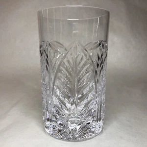 Tiffany & Co. Cut Leaves Crystal Glass Highball Tumbler Drinking Glass - Picture 1 of 4