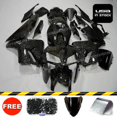 Forged Carbon Fiber Fairing Kit For Honda CBR600RR 2005 2006 F5 Bodywork + Bolts - Image 1 of 4