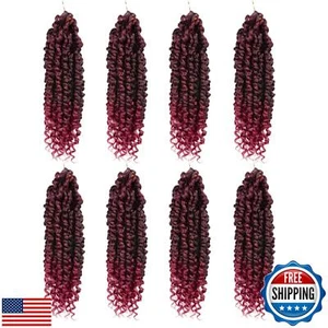 Passion Twist Hair - 8 Packs 10 Inch Passion Twist Crochet Hair For Women, Cr - Picture 1 of 5