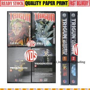 TRIGUN Volume 1-2 Omnibus Complete Set (END) Yasuhiro Nightow English Edition - Picture 1 of 6