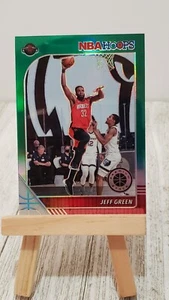 2019-20 Panini Hoops Premium Green Prizm #198 Jeff Green Houston Rockets - Picture 1 of 2