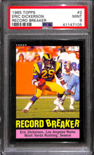 1985 Topps #2 ERIC DICKERSON PSA 9 41147105