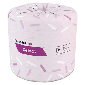 Cascades Pro Select Standard Bath Tissue 2-Ply White 4 X 3.19 500/Roll 96/Carton - Picture 1 of 2