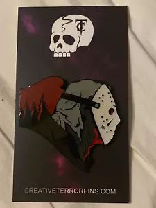 JASON VOORHEES Friday The 13th HORROR Movie MASK 2 3 4 5 RARE LIMITED Enamel PIN - Picture 1 of 2