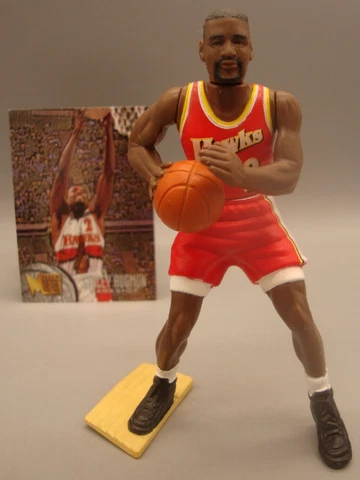 LOOSE 1994 STARTING LINEUP SLU FIGURE STACEY AUGMON ATLANTA HAWKS Cover