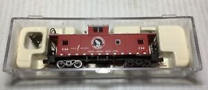 ATLAS #43008 N SCALE GREAT NORTHERN EXT. VISION 'SLOGAN' CABOOSE #X66 - NEW