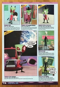 2005 Invader Zim Action Figures Vintage Print Ad/Poster Nickelodeon Toy Art 00s - Picture 1 of 4