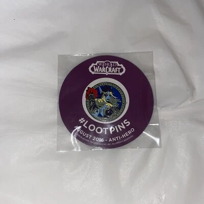 World Of Warcraft Anti Hero August 2016 Loot Pin - Image 1 of 2