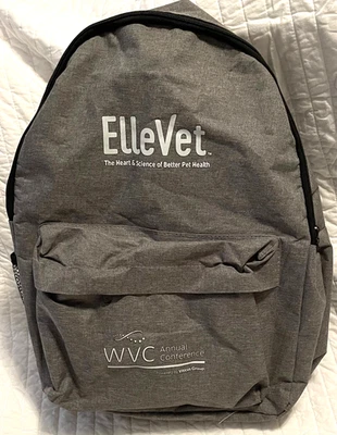 Puppy Diaper Bag WVC Annual Conference Backpack - ElleVet - Viticus Group - NEW - Image 1 of 4