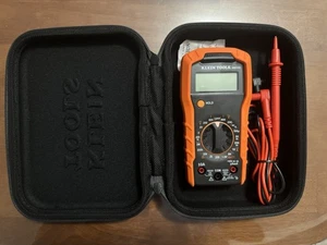 Klein Tools MM300 Multimeter, Digital Manual-Ranging Voltmeter, and Hard Case. - Picture 1 of 11