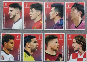 Lot (8) stickers PANINI Coca-Cola WORLD CUP QATAR 2022 - Picture 1 of 1