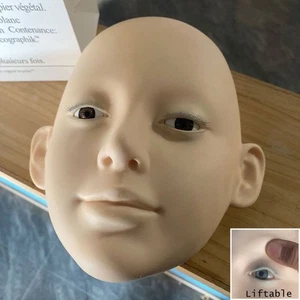 3 Schichten Wimpern Make-up-Trainingstool Silikon Bionic Skin Übungsbrett - Picture 1 of 9