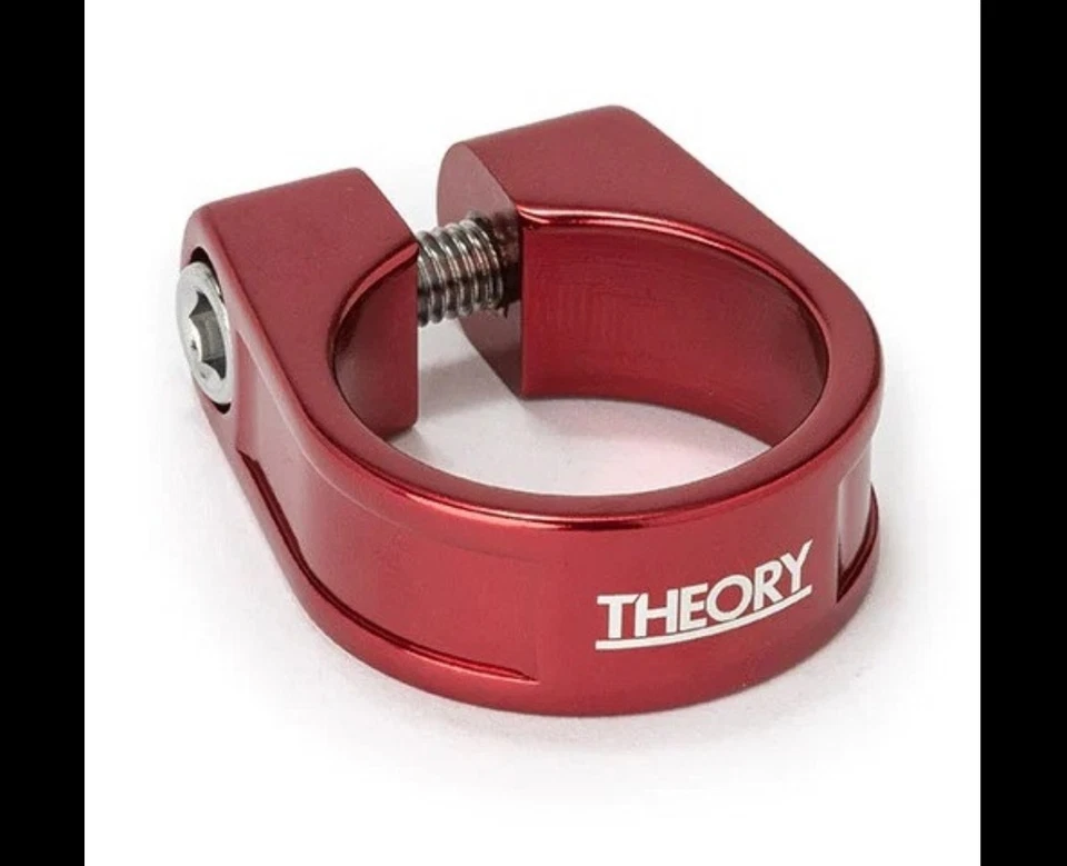 Abrazadera de tija de sillín Theory BMX, OLDSCHOOL GT BMX SE TRUSTY SINGLE 1-1/8 ROJO NUEVO Foto 1 de 1