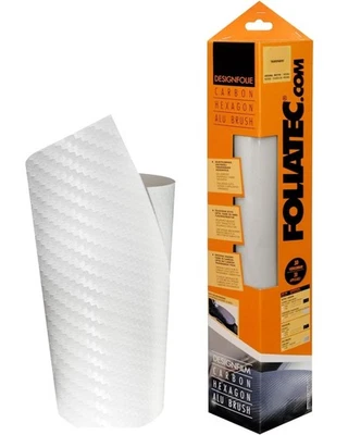 Foliatec Design-Folie Ultra Carbon Transparent 50x50cm Folie Cockpit Spiegel etc - Bild 1 von 4