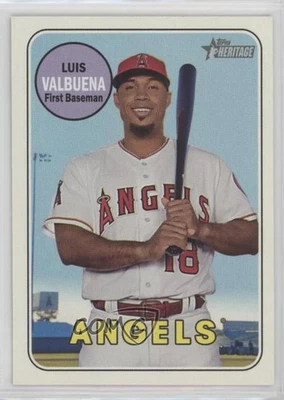 2018 Topps Heritage High Number Luis Valbuena #597 - Image 1 of 2
