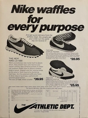 Anuncio de calzado para correr Nike Waffles para todos los propósitos Foto 1 de 4