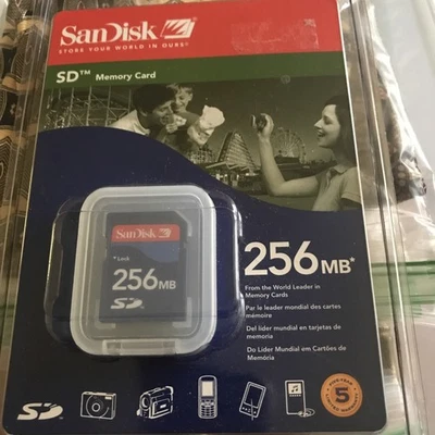 SanDisk 256 MB SD Memory Card - Image 1 of 2