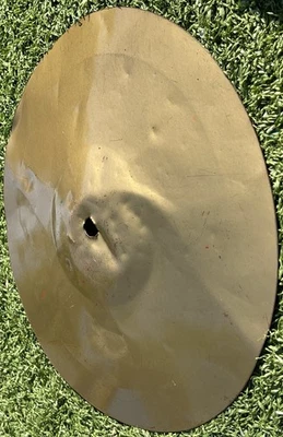 "Platillo salpicadero de latón vintage de 10"" martillado a mano pátina tambor percusión" Foto 1 de 3