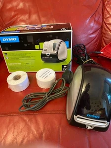 DYMO LABEL PRINTER 450 power pack, USB CABLE, ROLLS OF LABELS, TESTED-WORKING - Picture 1 of 4