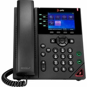 Poly OBi VVX 350 IP Phone - Corded - Corded - Desktop, Wall Mountable - Black - Picture 1 of 2