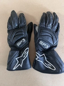 alpinestars SP3 SIZE M Medium Womens Leather Summer Gloves - Black - Picture 1 of 5
