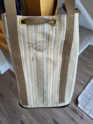 Nantucket Bagg Drawstring Bucket Bag Backpack  Knitting Crochet Art  Crafts Tool - Image 1 of 4