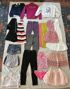 Lot Of Girls Clothes - Size 10/12 - 20 Pieces - Very Good To New - Picture 1 of 16