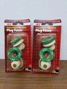 2X Bussman 30 amp, Type S Time Delay Plug Fuse, Tamper Proof, 3-Pack - Picture 1 of 2