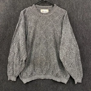 Vintage Naturals by COOGI Mens Small Pullover Sweater Jumper Black White Knit - Picture 1 of 11