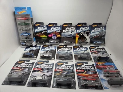 Hot Wheels Fast & Furious  Lot Of 17 S2000 Sti Skyline GT-R Supra R34 5 Pack - Image 1 of 4