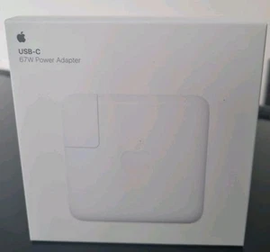 Genuine Apple 67W USB-C Power Adapter Charger MKU63X/A (BRAND NEW) A2518 - Picture 1 of 3