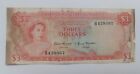 1968 Bahamas 3 Dollars Bank Note