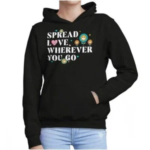 Inspirational Spread Love Wherever You Go Youth Girls Hoodie Sweatshirts Kids - Picture 1 of 7