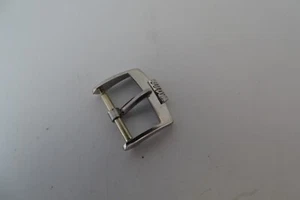 Bulova Buckle 16mm Stainless Steel Original Vintage - Picture 1 of 6