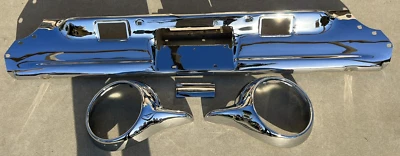 THUNDERBIRD REAR BACK NEW TRIPLE CHROME PLATED BUMPER 61-63 1961-1963 FORD OEM - Image 1 of 4