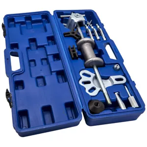 Slide Hammer Dent Puller Tool Kit Wrench Adapter Axle Bearing Hub 3-claw pullers - Foto 1 di 12