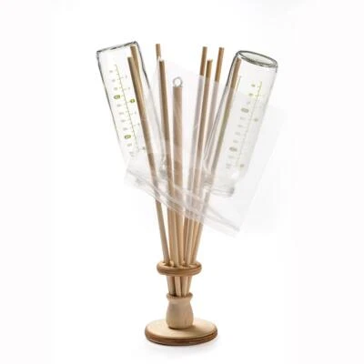 Soporte para bolsas y secador de botellas de madera de 8 brazos económico y ecológico Lehman's Foto 1 de 3