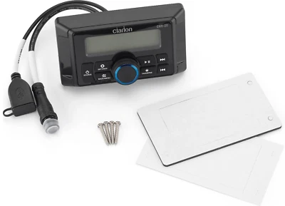 Clarion CMR-20 Marine controle remoto com fio display IP67 para receptores Clarion série CMM - Imagem 1 de 3