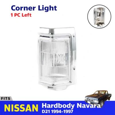 LH Corner Light Lens Turn Lamp Cover Fit For 1994-97 Nissan D21 Hardbody Pickup - Изображение 1 из 4
