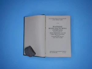 MATERNE MFG. CO. 1920 Catalogue Valves Fittings Iron Gas Supply St. Louis - Picture 1 of 12