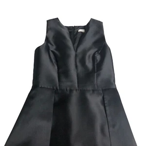 Calvin Klein Dress Womens 4 Black High Low V Neck Gown Whimsygoth Formal Prom - Picture 1 of 24