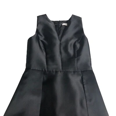 Calvin Klein Dress Womens 4 Black High Low V Neck Gown Whimsigoth Formal Prom - Image 1 of 4