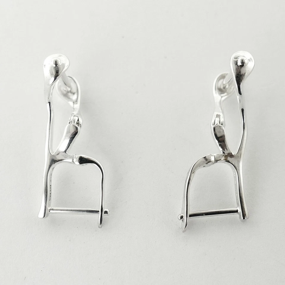 BRINCOS DE PRATA ESTERLINA CHAMILIA RE-2 FECHO MODERNO - wuw08.26.19.2768 - Imagem 1 de 4