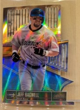 1999 Topps Stadium Club TRIUMVIRATE Luminescent Jeff Bagwell #T6A HOF Refractor
