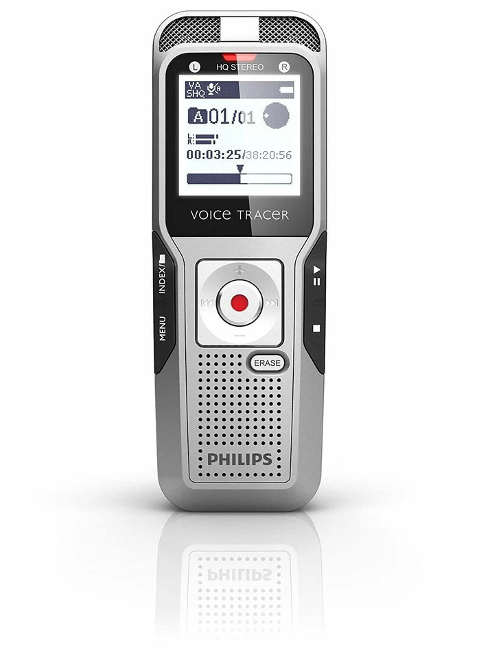 Philips DVT3200 Digital Voice Tracer and Recorder, Dragon Certified - New! - Image 1 of 4